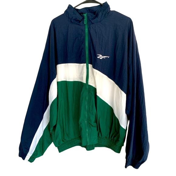 VINTAGE NWT REEBOK CLASSIC WINDBREAKER MENS JACKET SIZE XL SHAWN KEMP - Picture 1 of 7